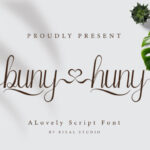 Buny Huny Font - Featured Image