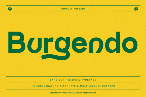 Burgendo Font - Featured Image
