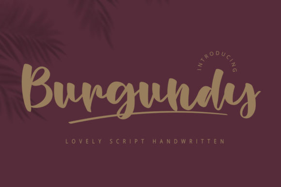 Burgundy Font - Featured Image