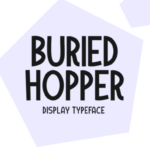 Buried Hopper Font - Featured Image