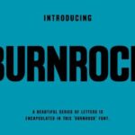 Burnrock Font - Featured Image