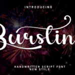 Bursting Font - Featured Image