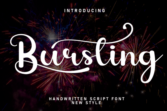 Bursting Font - Featured Image