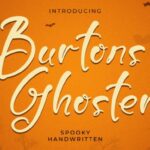 Burtons Ghoster Font - Featured Image