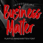 Business Matter Font - Featured Image
