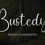 Bustedy Font - Featured Image