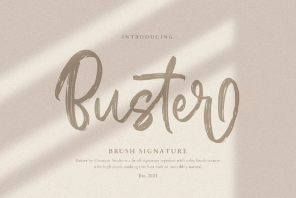 Buster Brush Signature Font - Featured Image