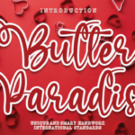 Butter Paradise Font - Featured Image