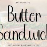 Butter Sandwich Font - Featured Image