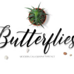 Butterflies Script Font - Featured Image