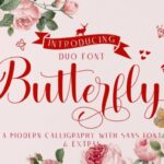 Butterfly Duo Font - Featured Image
