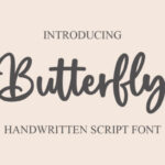 Butterfly Font - Featured Image