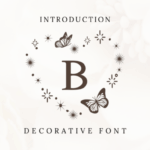 Butterfly Heart Font - Featured Image