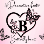 Butterfly Hearts Font - Featured Image