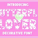 Butterfly Lover Font - Featured Image