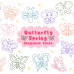 Butterfly Spring Font - Featured Image