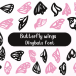 Butterfly Wings Font - Featured Image