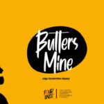 Butters Mine Font - Featured Image