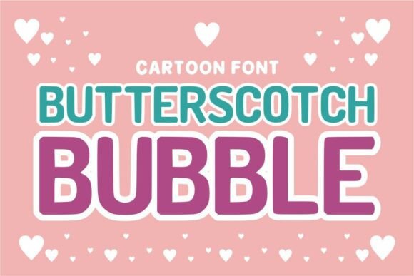 Butterscotch Bubble Font - Featured Image