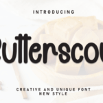 Butterscout Font - Featured Image
