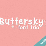 Buttersky Font - Featured Image