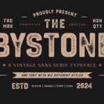Bystone Font - Featured Image