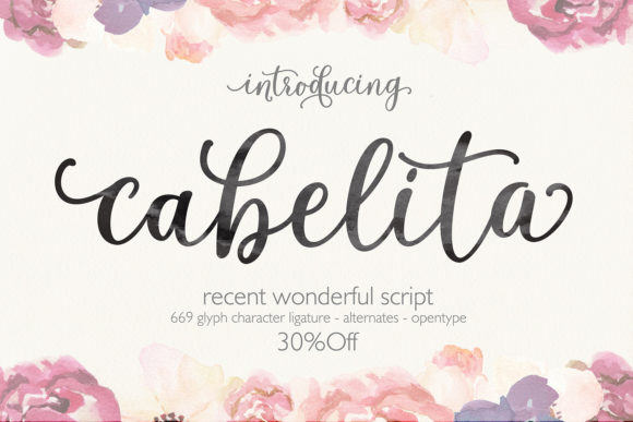 Cabelita Script Font - Featured Image