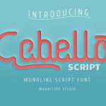 Cabello Script Font - Featured Image