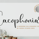 Cacophonia Font - Featured Image