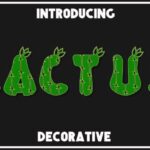 Cactus Font - Featured Image