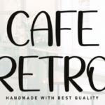 Cafe Retro Font - Featured Image