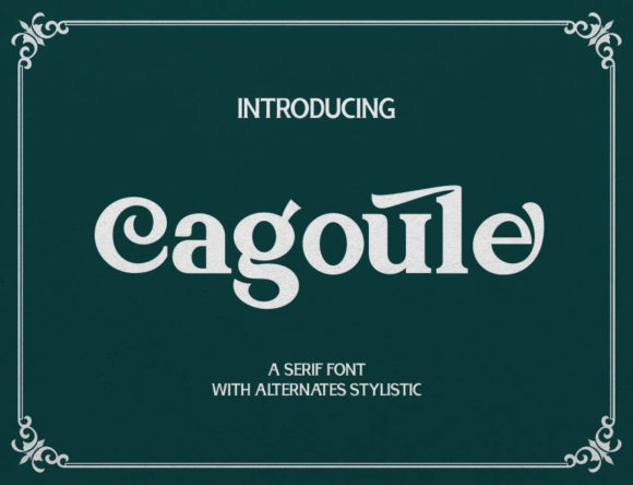 Cagoule Font - Featured Image