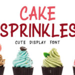 Cake Sprinkles Font - Featured Image