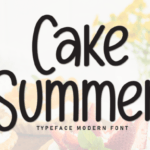 Cake Summer Font - Featured Image