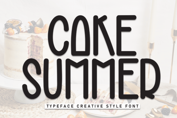 Cake Summer Font - Featured Image