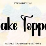 Cake Topper Font - Featured Image