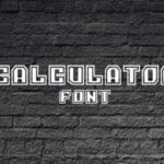 Calculator Font - Featured Image