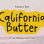 California Butter Font - Featured Image