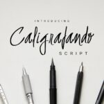 Caligrafando Script Font - Featured Image