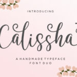 Calissha Duo Font - Featured Image