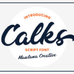 Calks Font - Featured Image