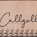 Callgoll Font - Featured Image