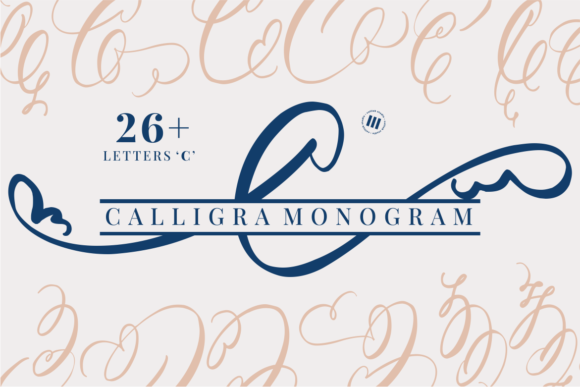 Calligra Monogram Font - Featured Image
