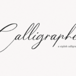 Calligrapher Font - Featured Image