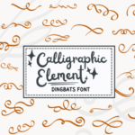 Calligraphy Element Font - Featured Image