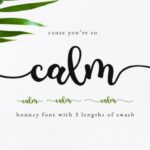 Calm Font - Featured Image
