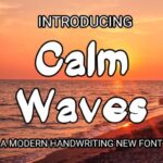 Calm Waves Font - Featured Image