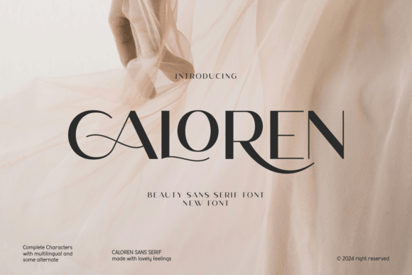 Caloren Font - Featured Image