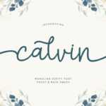 Calvin Font - Featured Image