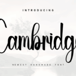 Cambridge Font - Featured Image